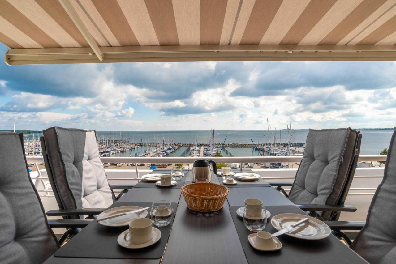 Ferienwohnung Dock 13 Schilksee Exterior foto